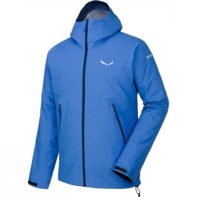 Chaquetas Salewa Sesvenna WR Windstopper Hombre Azules - Chile AEN163954